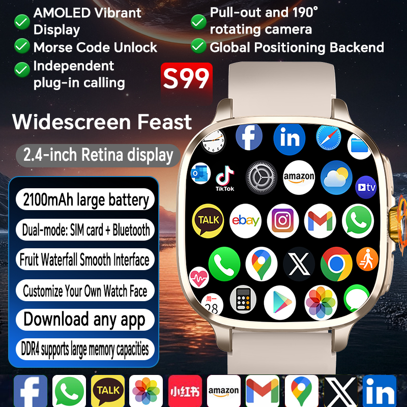 Board Game The Sims - Global Version Smartwatch 2.4 inch Amoled