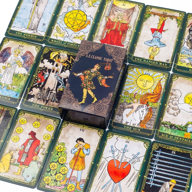 Board Game Of Life - A.E.Classic Tarot Cards with Guidebook Color