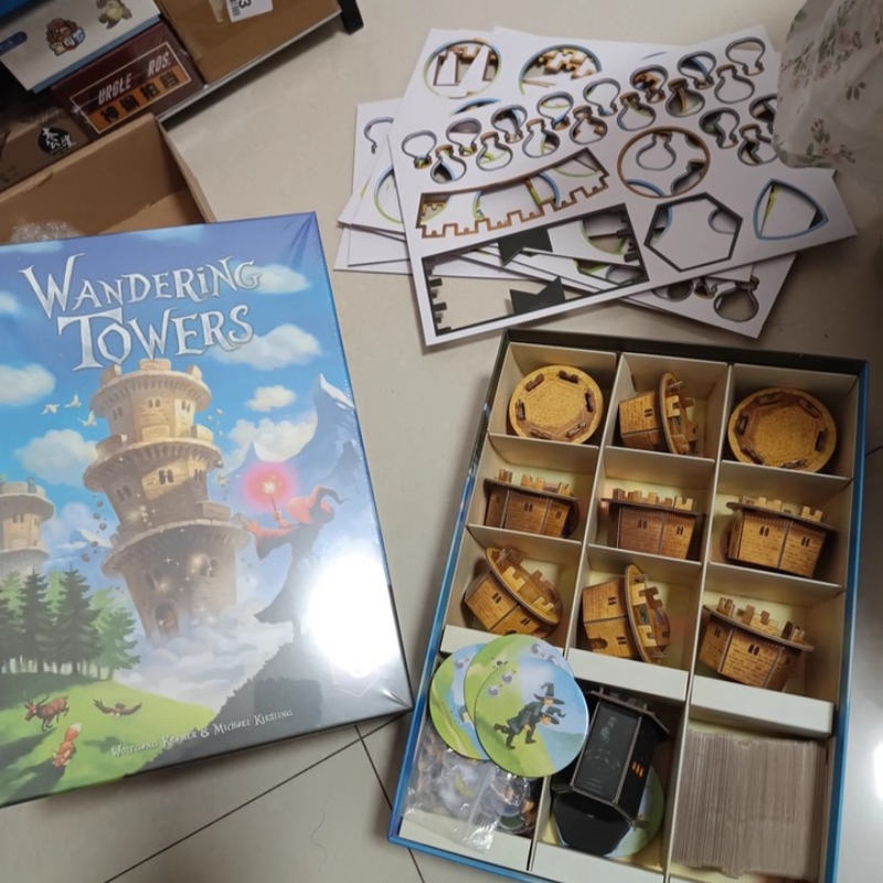 Board Game Electronic Table - Wandering Towers Strategy Board Game 1-6