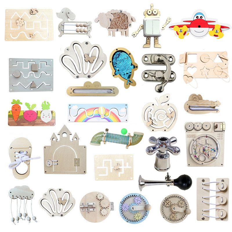 Board Game Ideas - Kids Busy Board DIY Accessories Baby