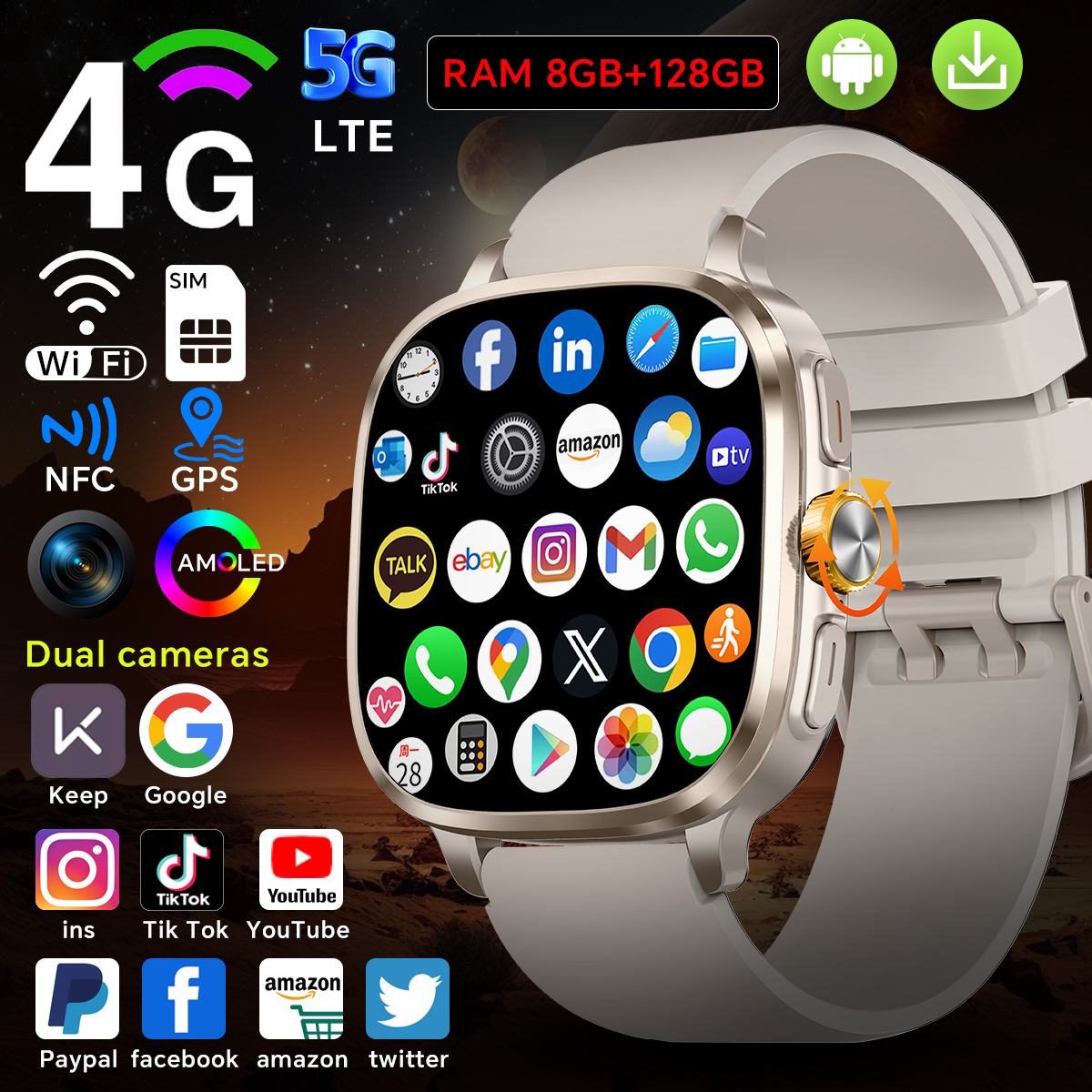 Board Game The Sims - Global Version Android 13.0 S99 Smartwatch