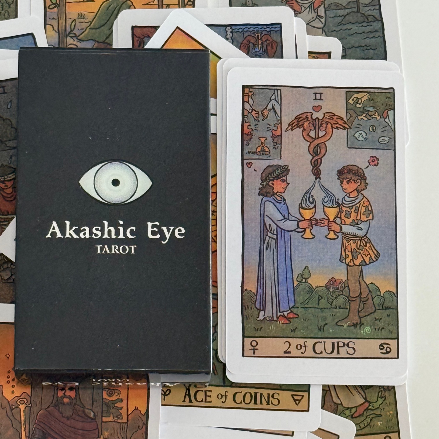 Board Game Electronic Table - Akashic Eye Tarot Cards Deck 78Pcs