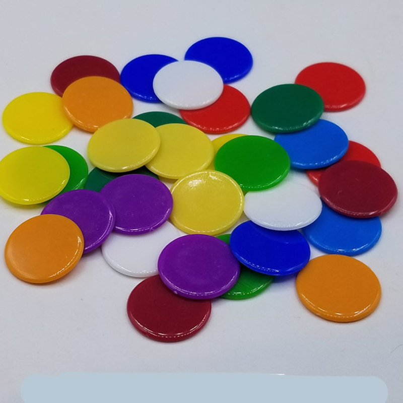 100pcs 19mm Transparent Chips  - Board Game The Sims ulasan dan harga