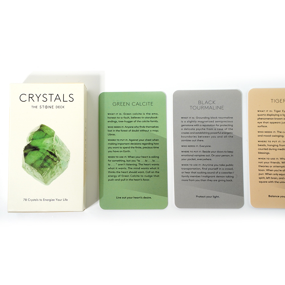 Crystals Tarot Cards Oracle Ca - Board Game Of Life ulasan dan harga