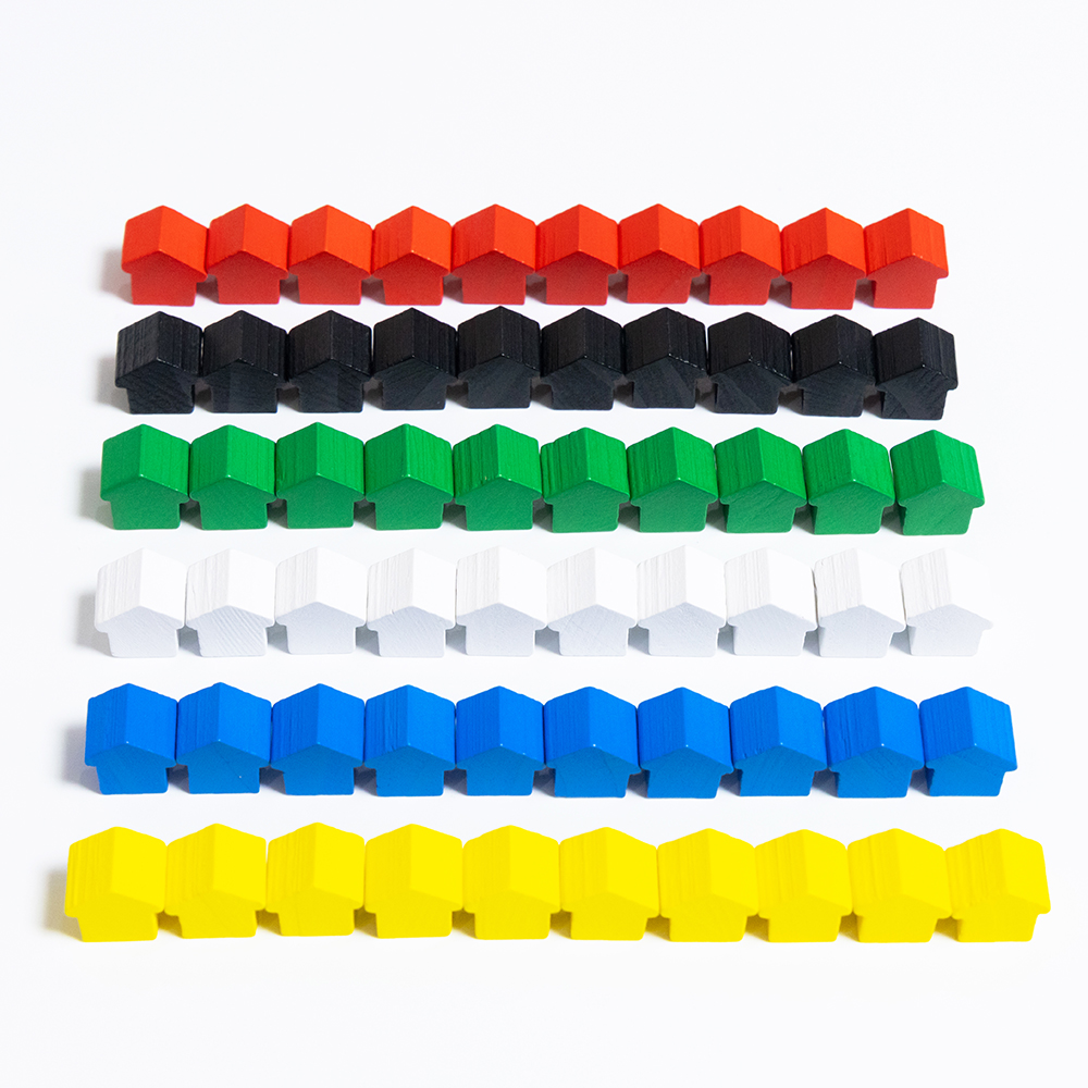 100Pcs Little House Meeples, 1 - Board Game The Sims ulasan dan harga