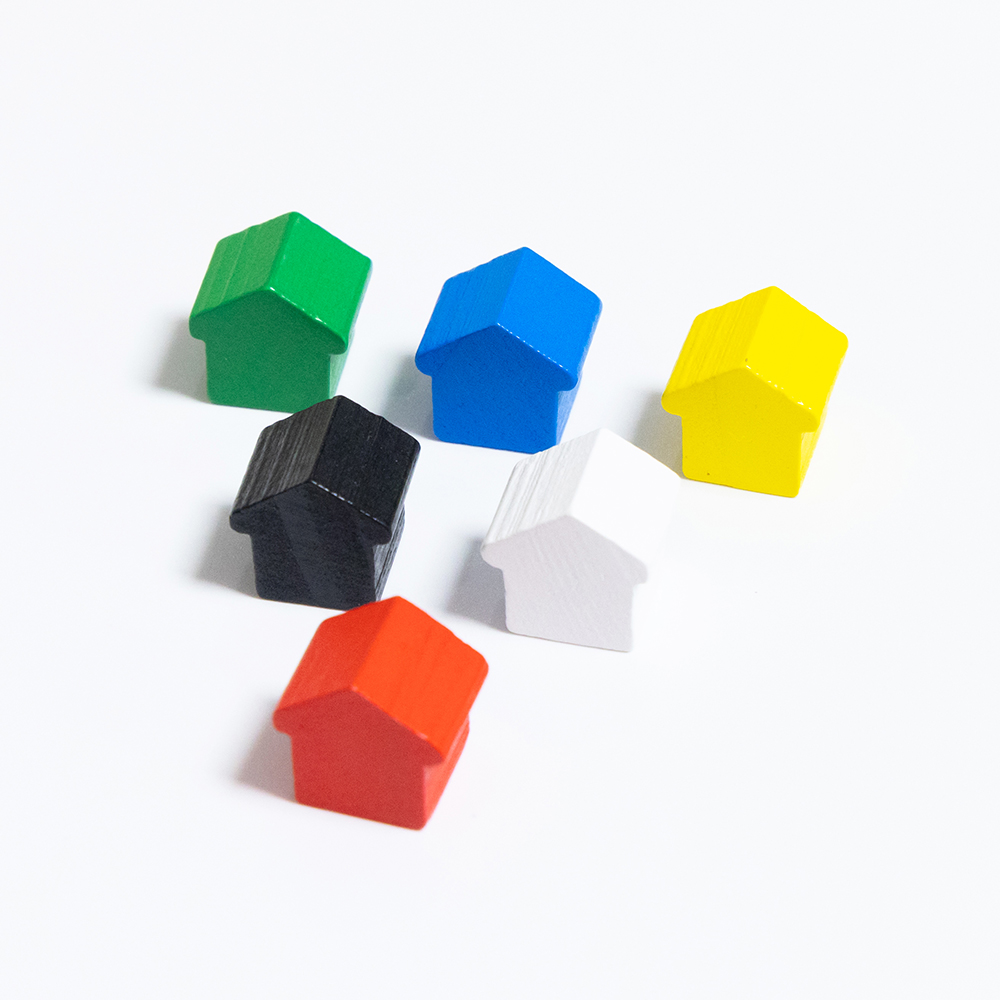 100Pcs Little House Meeples, 1 - Board Game The Sims ulasan dan harga