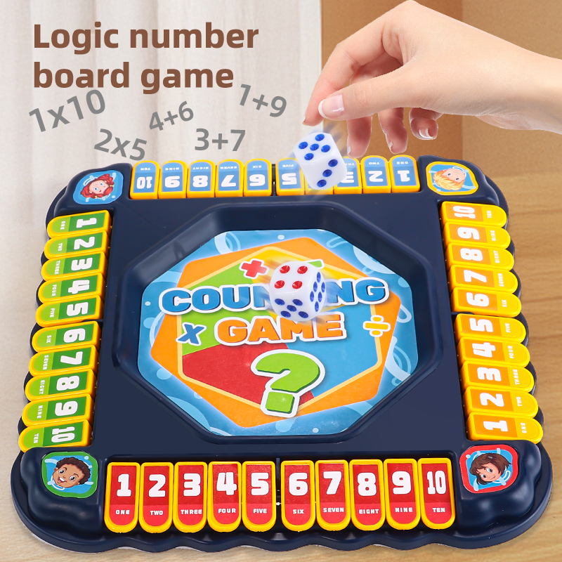 Blue Number Flip Tabletop Game - Board Game Electronic Table ulasan dan harga