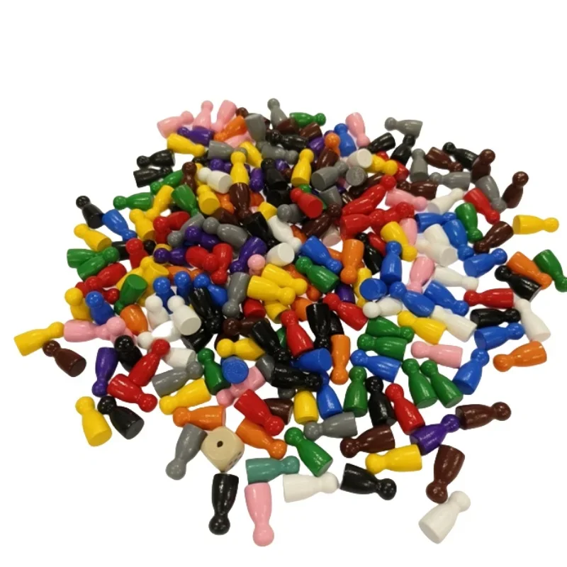 100 Pcs Colorful Wooden Chess  - Board Game The Sims ulasan dan harga