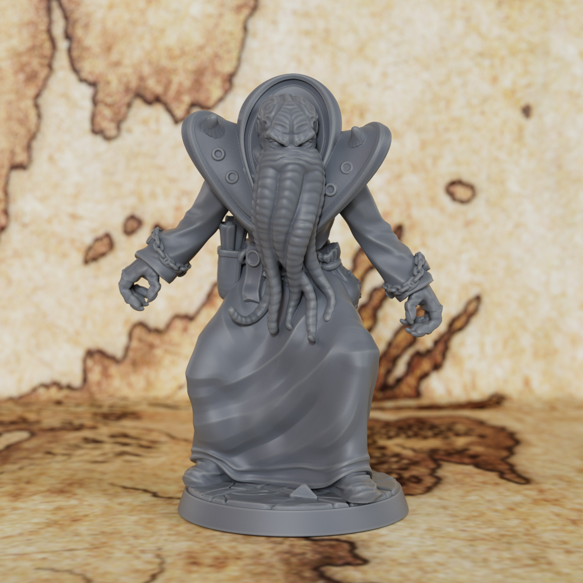 25mm Mindflayer Miniature - Fa - Board Game Villainous ulasan dan harga