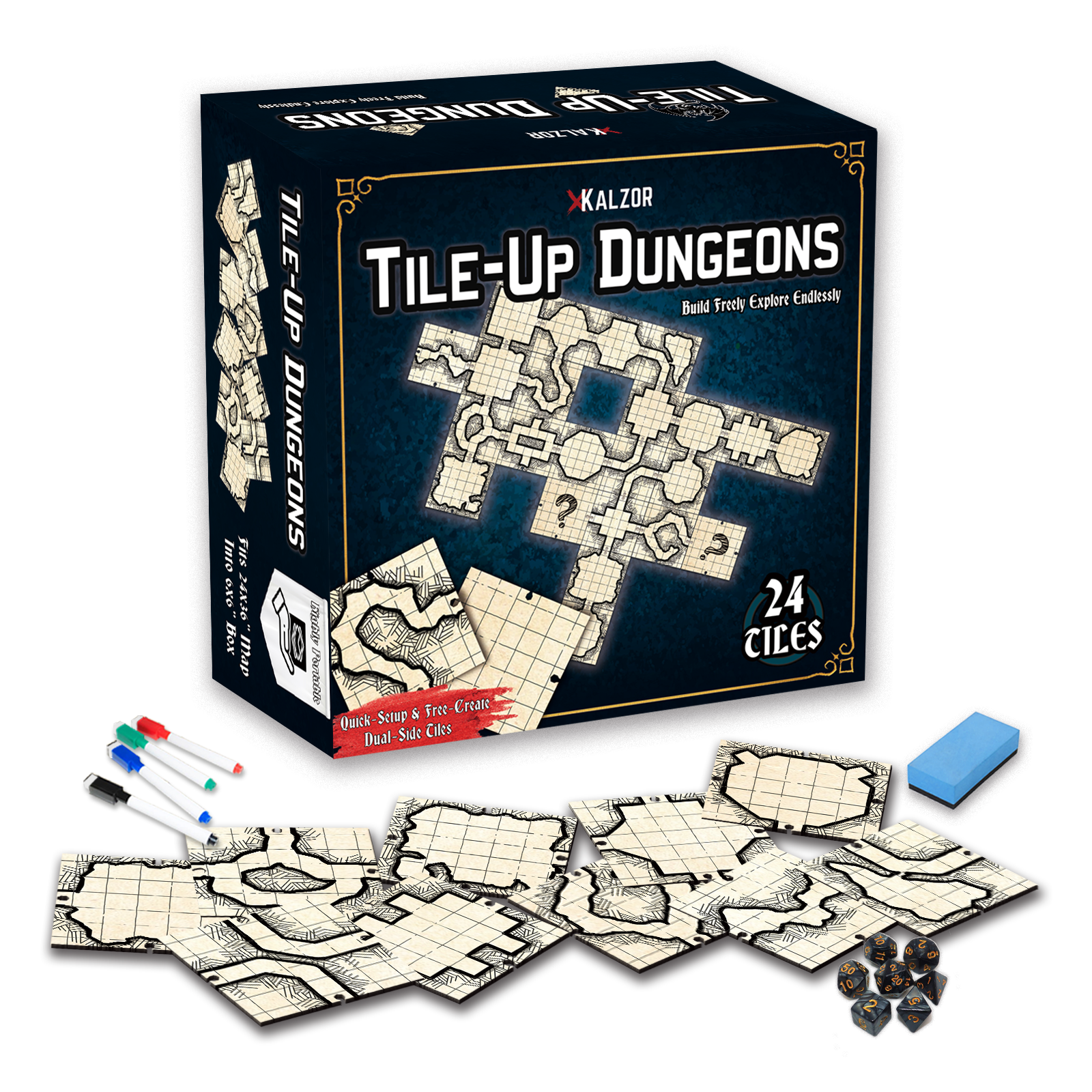 Tile Up Dungeons | Unique Desi - Board Game Dnd ulasan dan harga