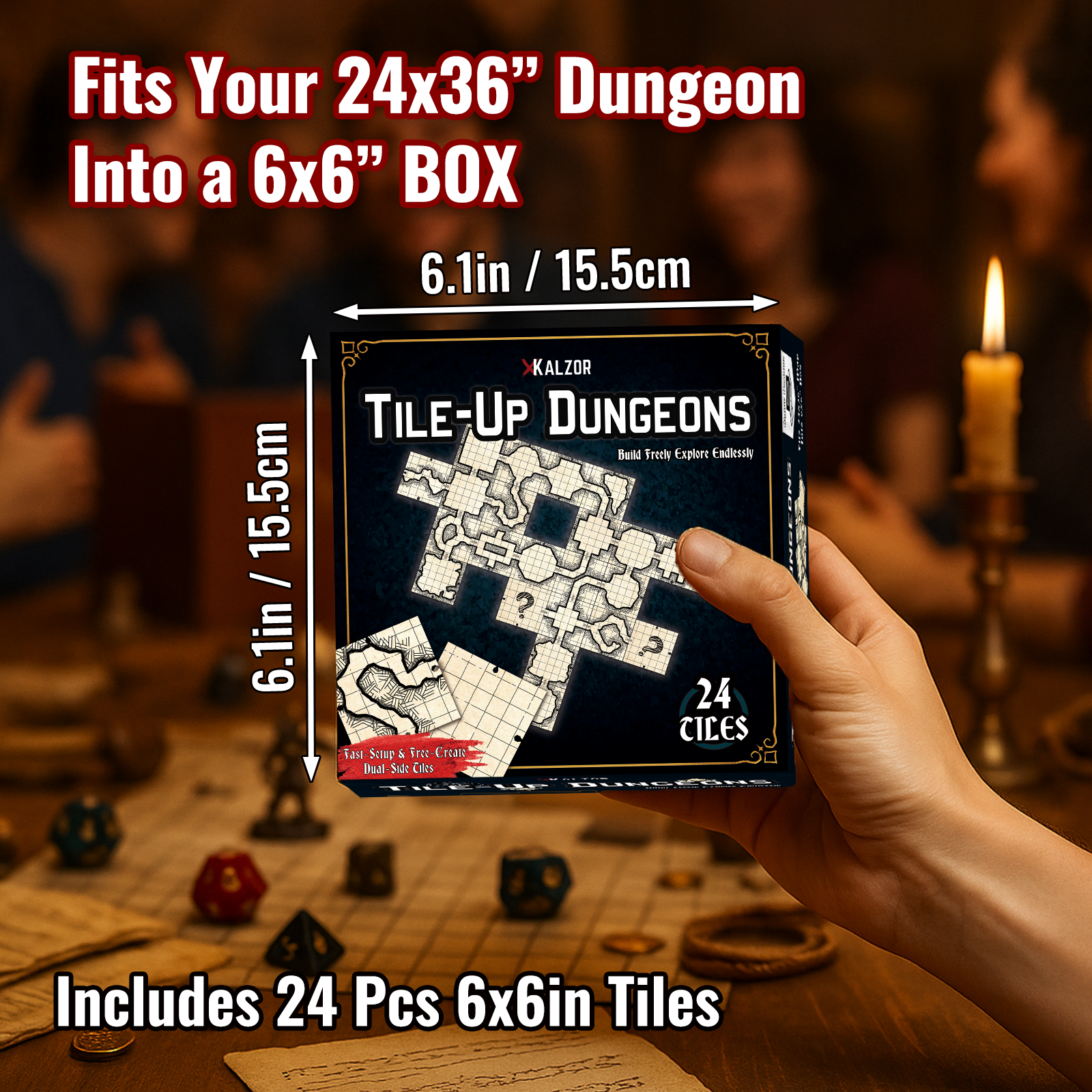 Tile Up Dungeons | Unique Desi - Board Game Dnd ulasan dan harga