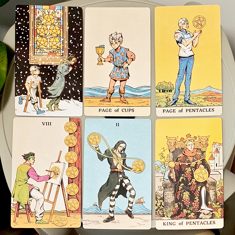 JOJOTarot Cards Deck in Rigid  - Board Game Dnd ulasan dan harga