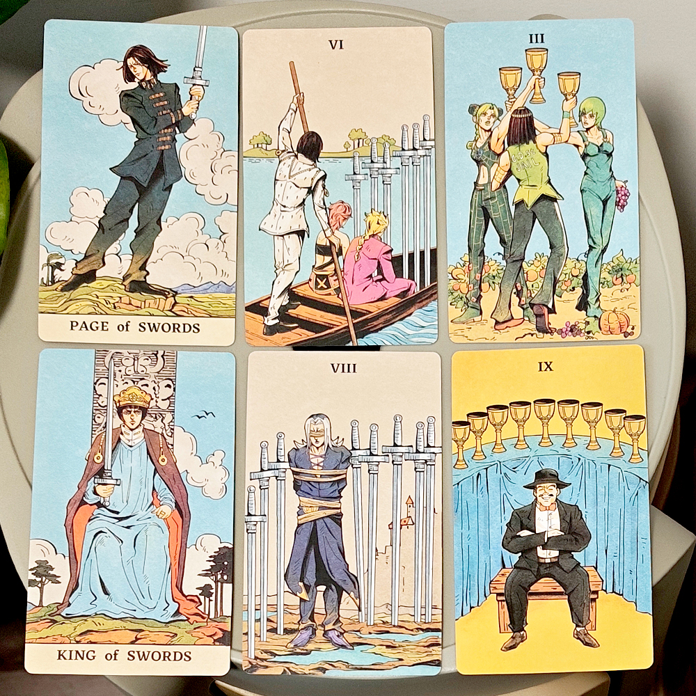JOJOTarot Cards Deck in Rigid  - Board Game Dnd ulasan dan harga