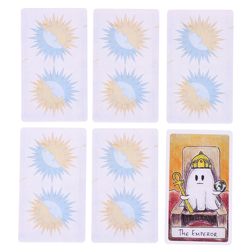 Cute Ghost Tarot Deck Toy Set  - Board Game Of Life ulasan dan harga