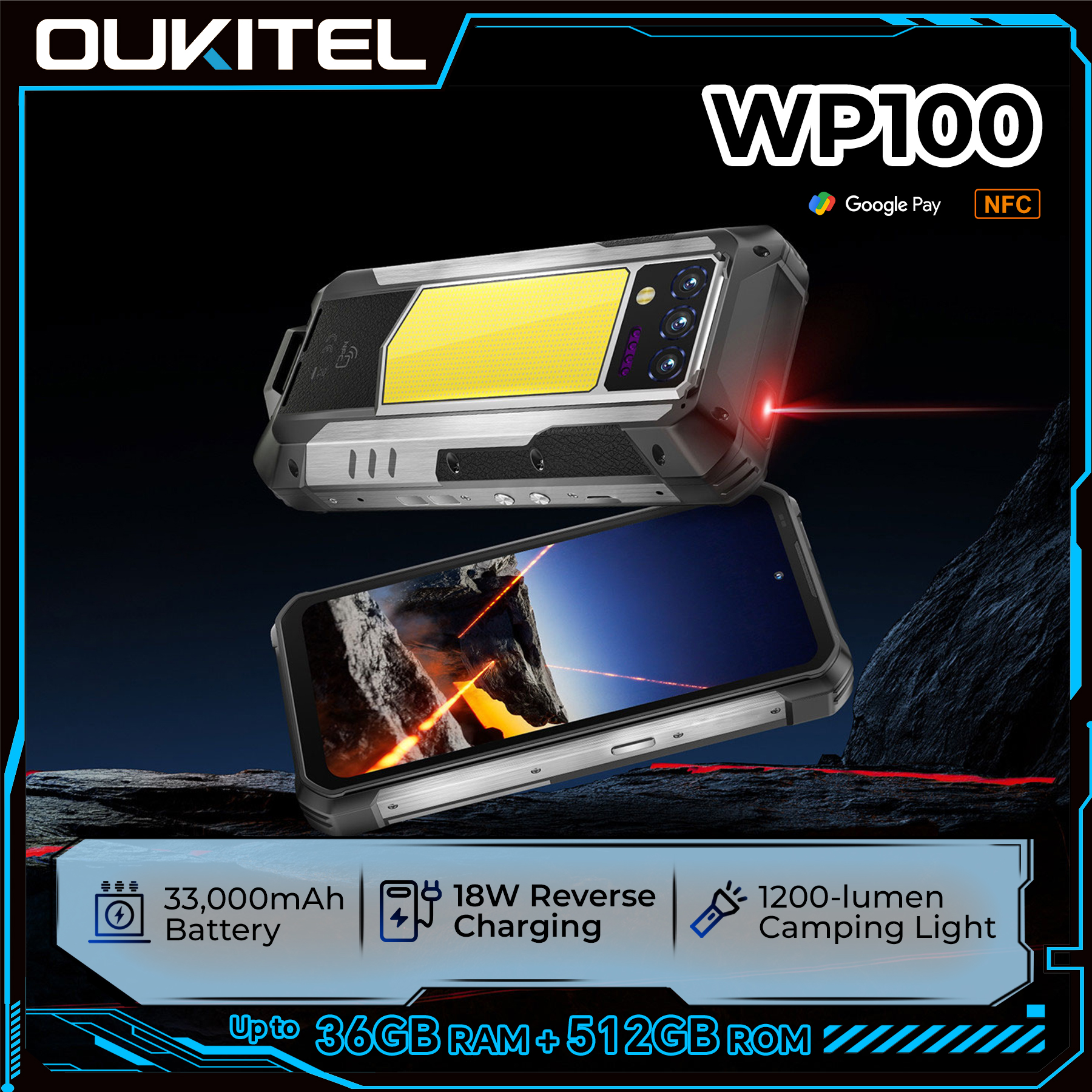 OUKITEL WP100 Rugged Phone - 3 - Board Game The Sims ulasan dan harga