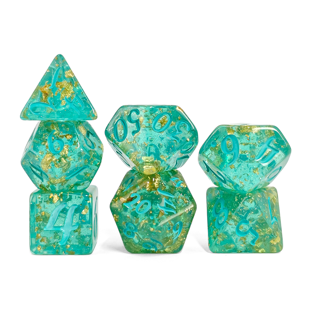 7Pcs/set Glitter Dice Set DnD  - Board Game Electronic Table ulasan dan harga