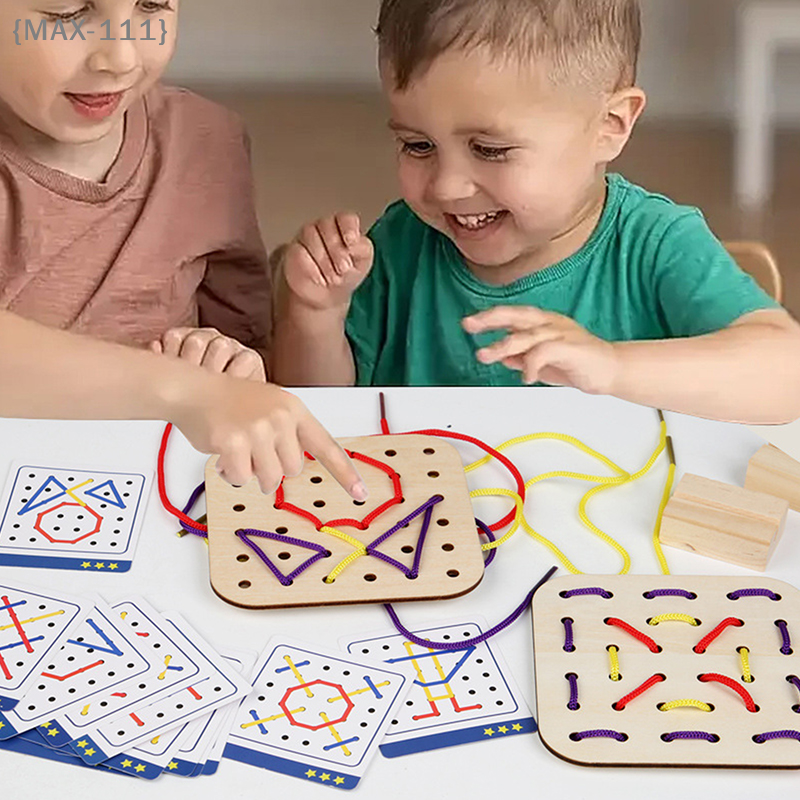 【F2-MAX111】Wooden Montessori G - Board Game Ideas ulasan dan harga