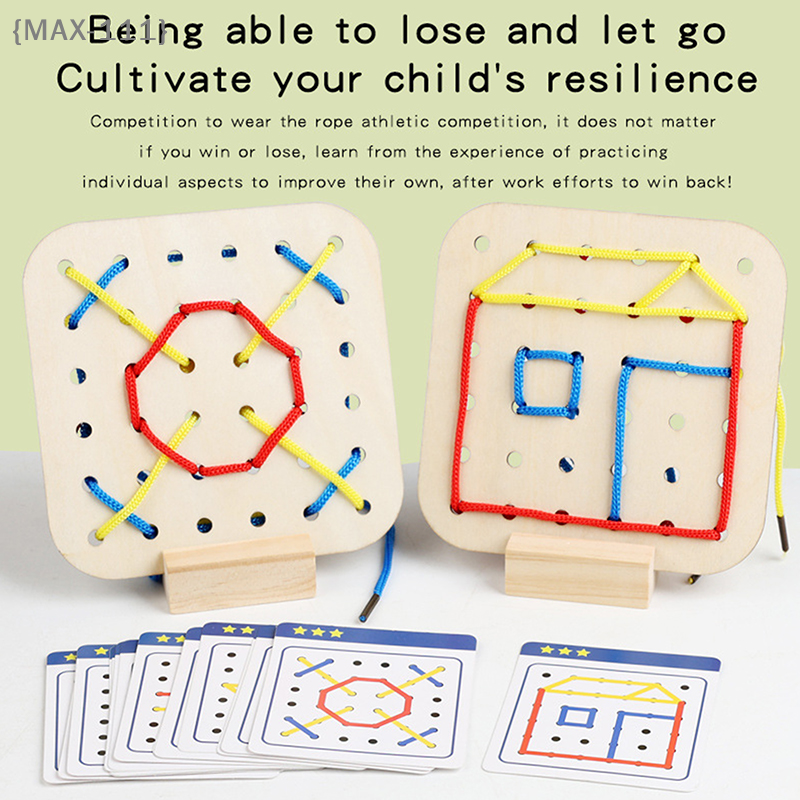 【F2-MAX111】Wooden Montessori G - Board Game Ideas ulasan dan harga
