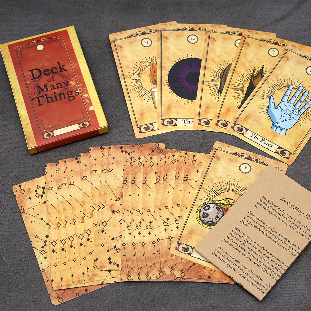 Deck of Many Things Card Game  - Board Game Dnd ulasan dan harga