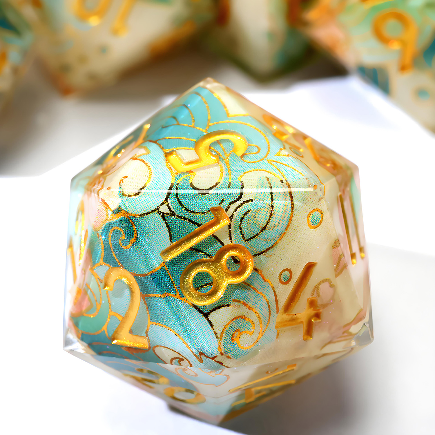 Enchanting DND Dice Set with O - Board Game Electronic Table ulasan dan harga