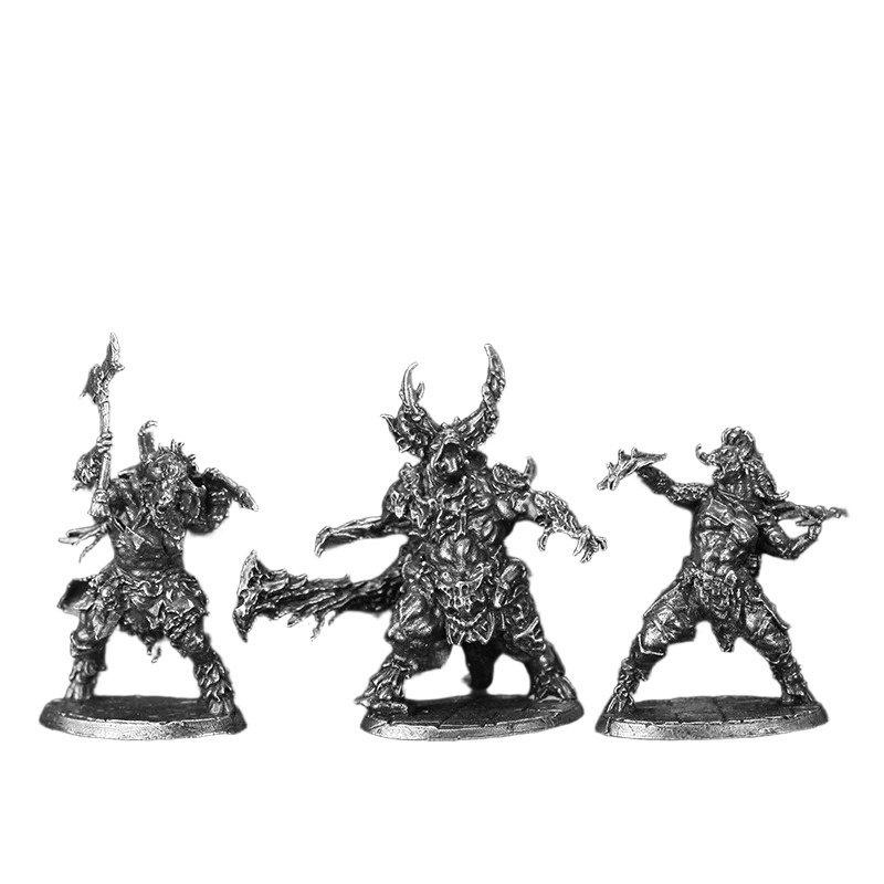Bull Warrior Metal Figurine Mi - Board Game Electronic Table ulasan dan harga