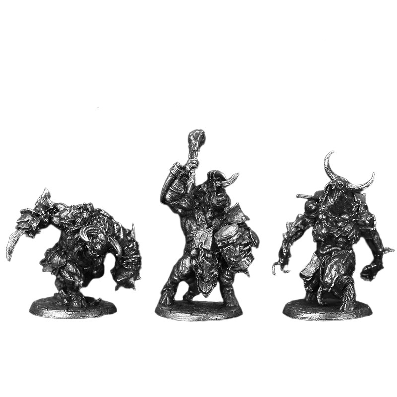 Bull Warrior Metal Figurine Mi - Board Game Electronic Table ulasan dan harga