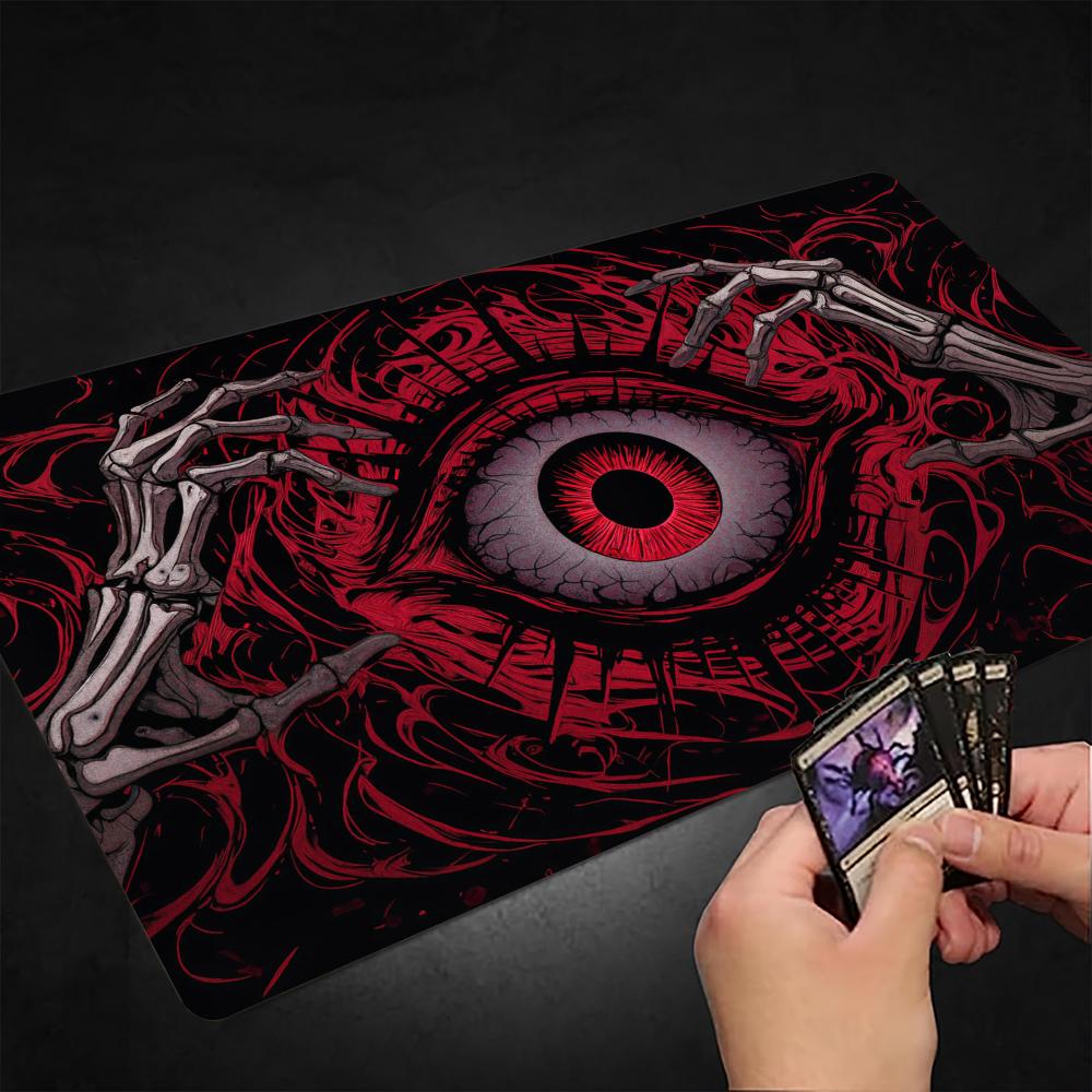 Terrifying red eye MTG Playmat - Board Game Electronic Table ulasan dan harga