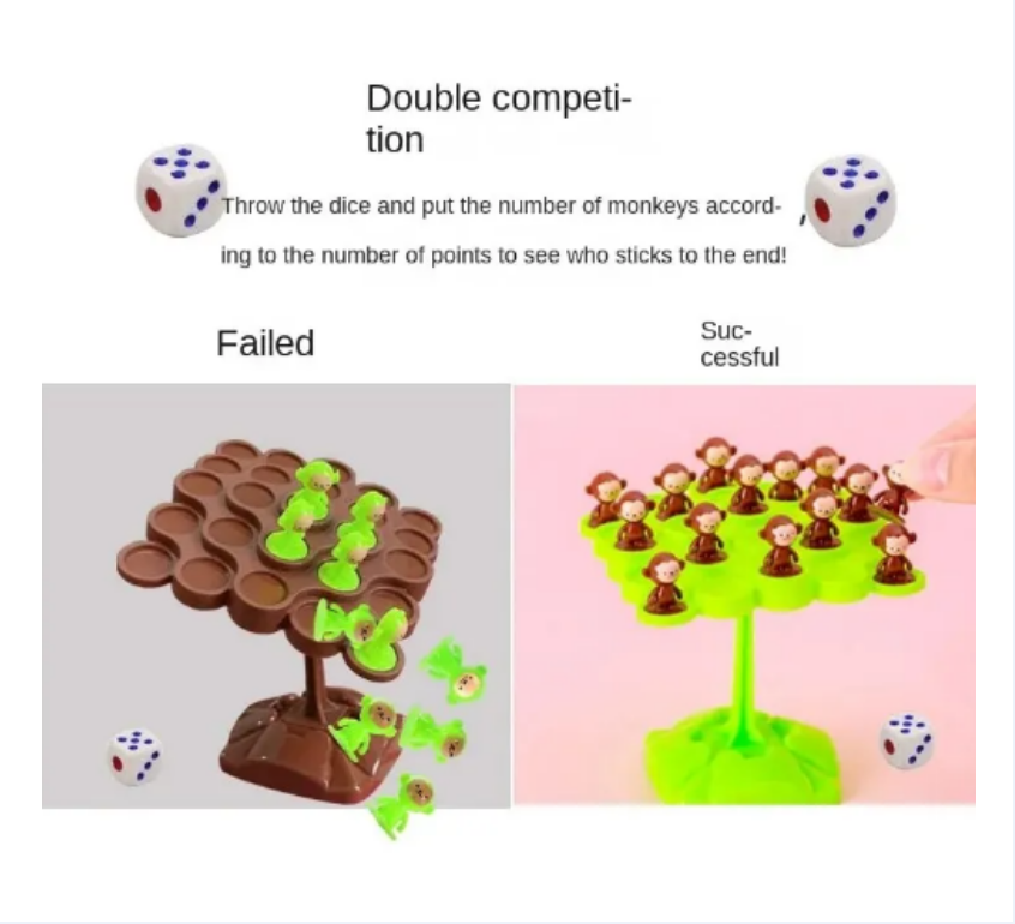 Monkey Balance Tree Focus Bala - Board Game Ideas ulasan dan harga