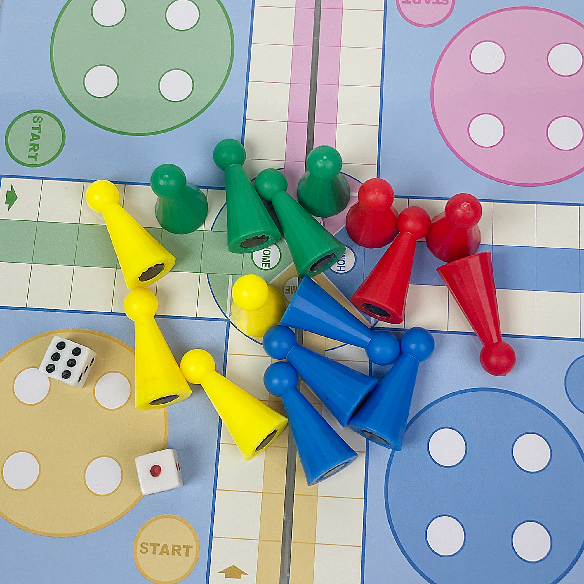 Foldable Magnetic Crystal Dice - Board Game Electronic Table ulasan dan harga