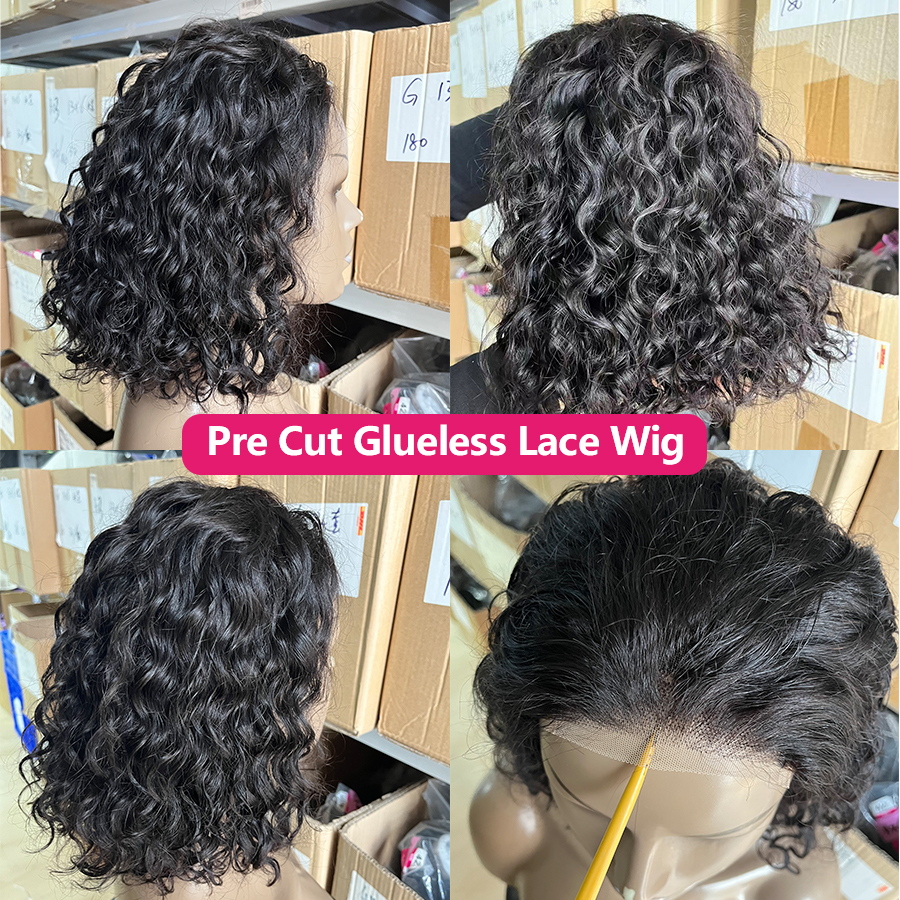 4x4 Glueless Wig BoB Human Hai - Board Game Queen ulasan dan harga