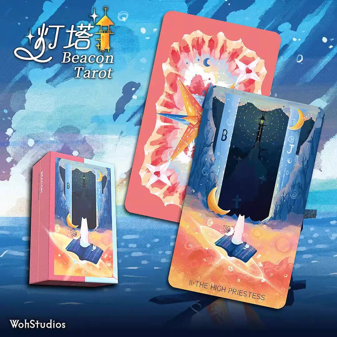 New Lighthouse Tarot Cards Aes - Board Game Queen ulasan dan harga