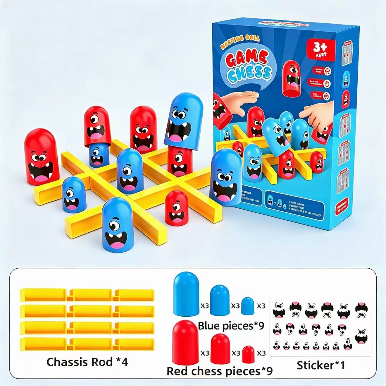 Tic-Tac-Toe Eat-and-Be-Sized S - Board Game Electronic Table ulasan dan harga