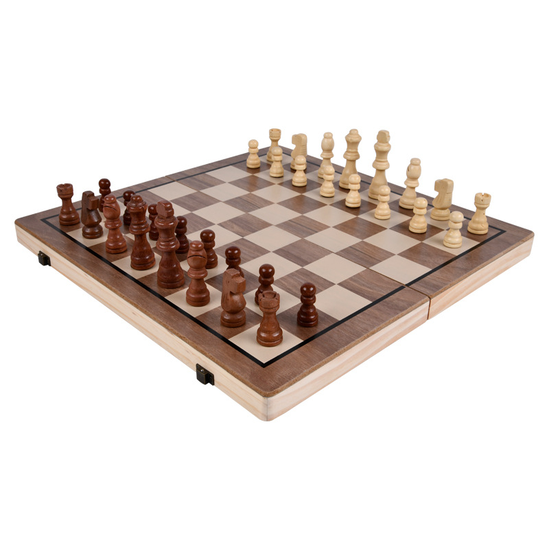 Wooden 2-in-1 Magnetic Chess S - Board Game Queen ulasan dan harga