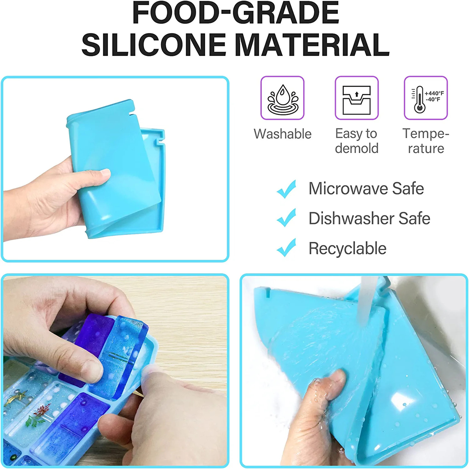 Domino Molds Silicone Epoxy Re - Board Game Electronic Table ulasan dan harga