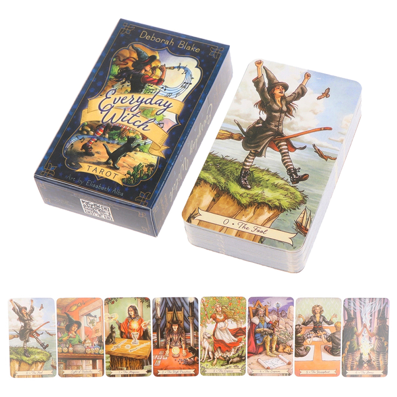78Pcs/box Everyday Witch Tarot - Board Game Of Life ulasan dan harga
