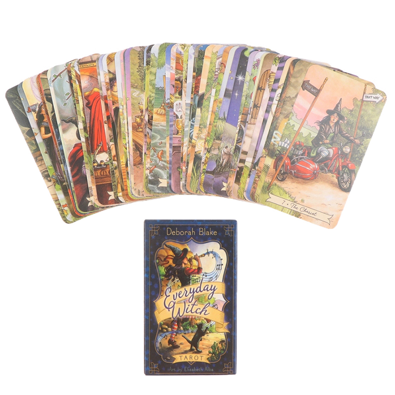 78Pcs/box Everyday Witch Tarot - Board Game Of Life ulasan dan harga