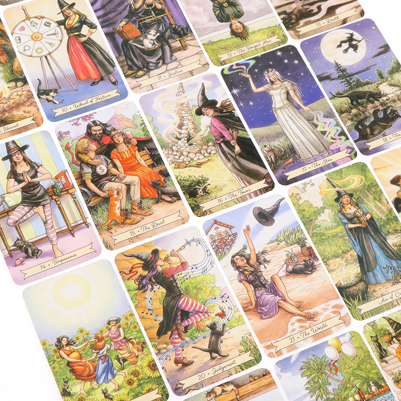 78Pcs/box Everyday Witch Tarot - Board Game Of Life ulasan dan harga