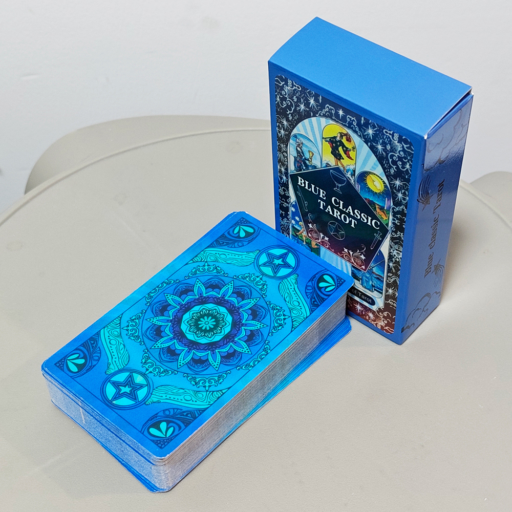 10.3*6cm Blue Classic Tarot De - Board Game Dnd ulasan dan harga