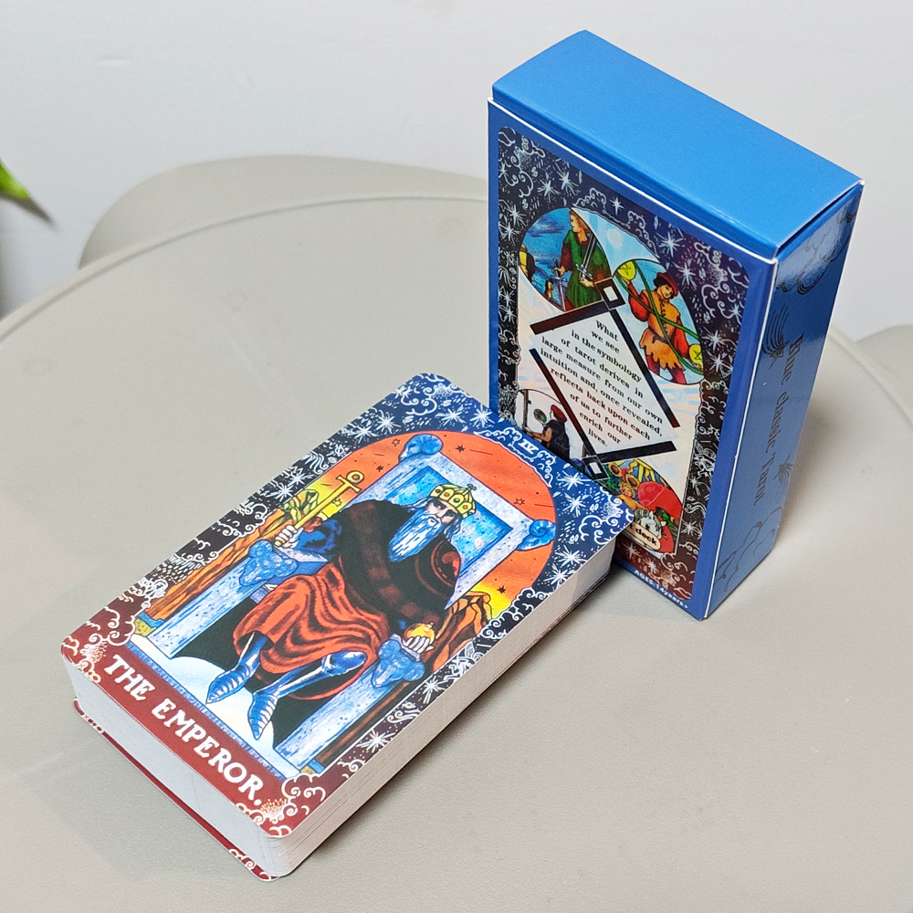 10.3*6cm Blue Classic Tarot De - Board Game Dnd ulasan dan harga