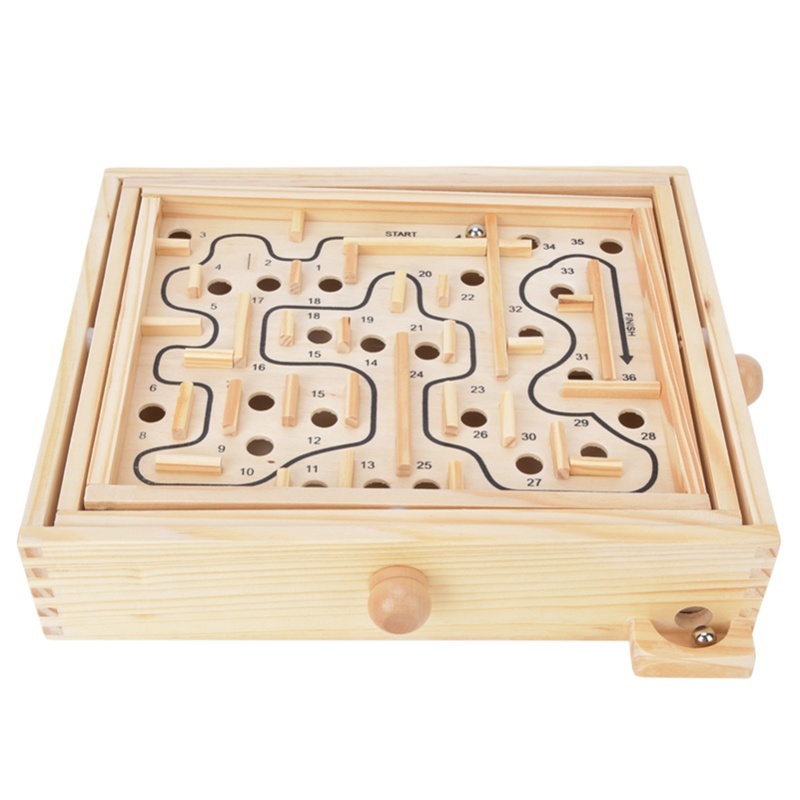 Adult Kid Wooden Educational M - Board Game Ideas ulasan dan harga