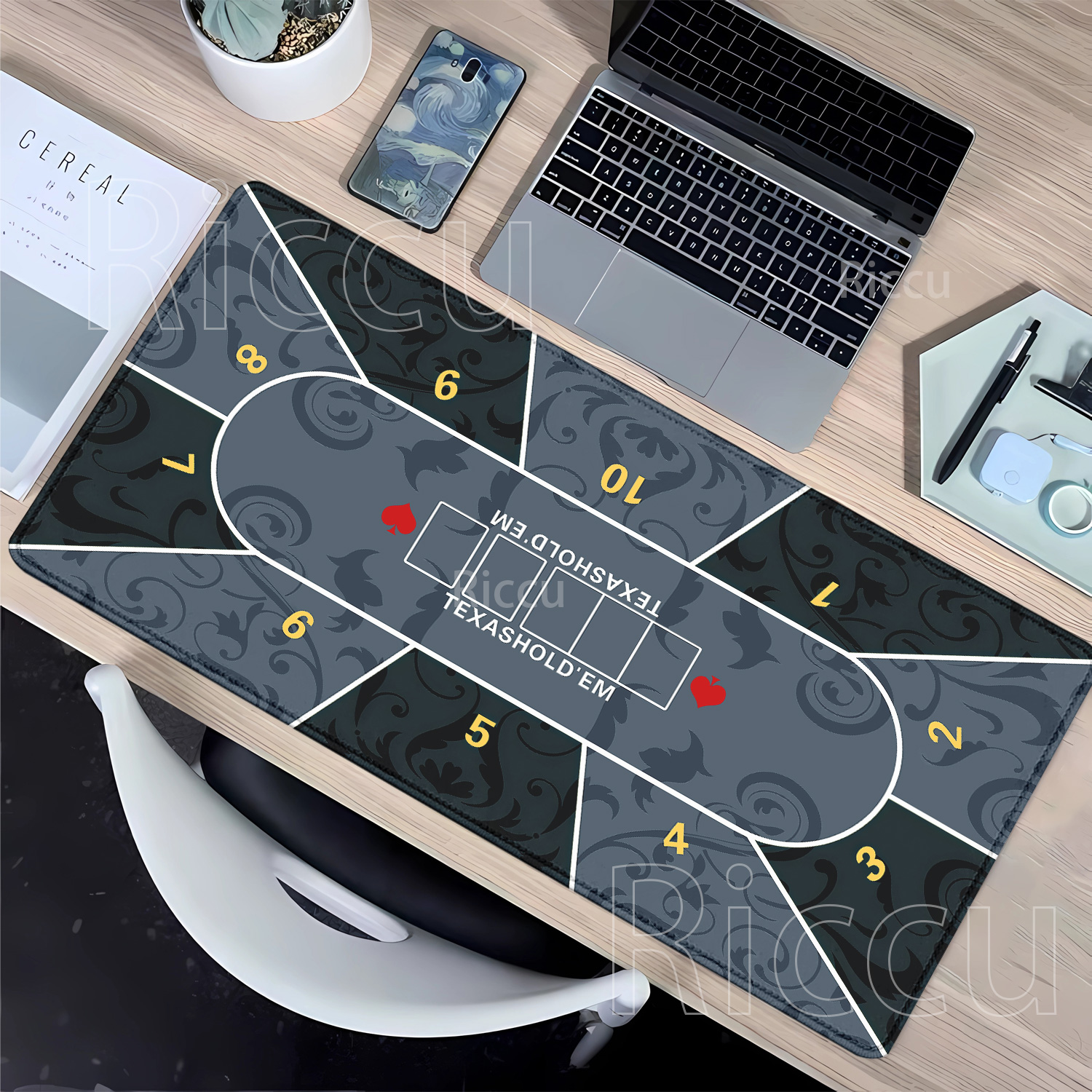 Mousepad Texas Hold’em poker R - Board Game Print ulasan dan harga