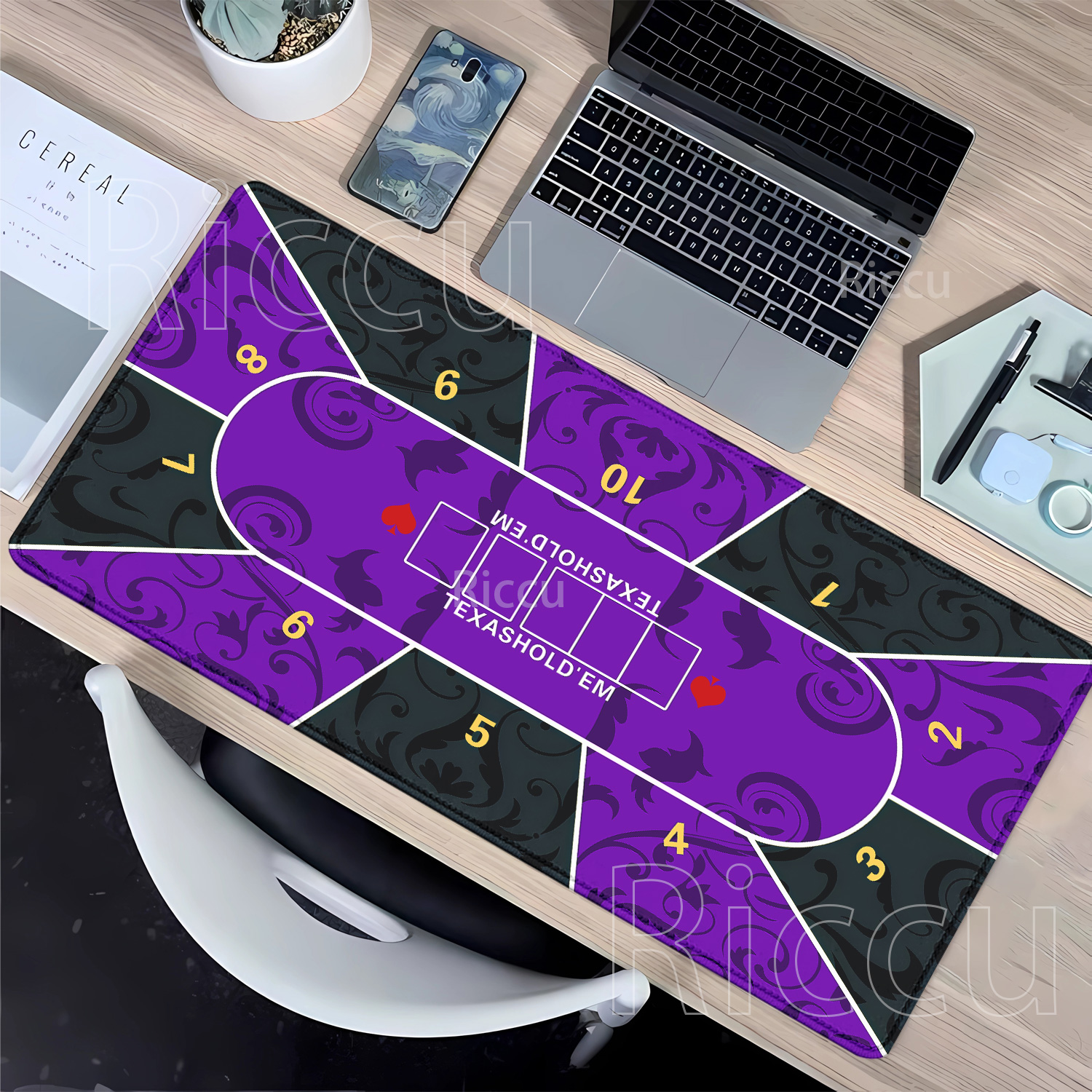Mousepad Texas Hold’em poker R - Board Game Print ulasan dan harga