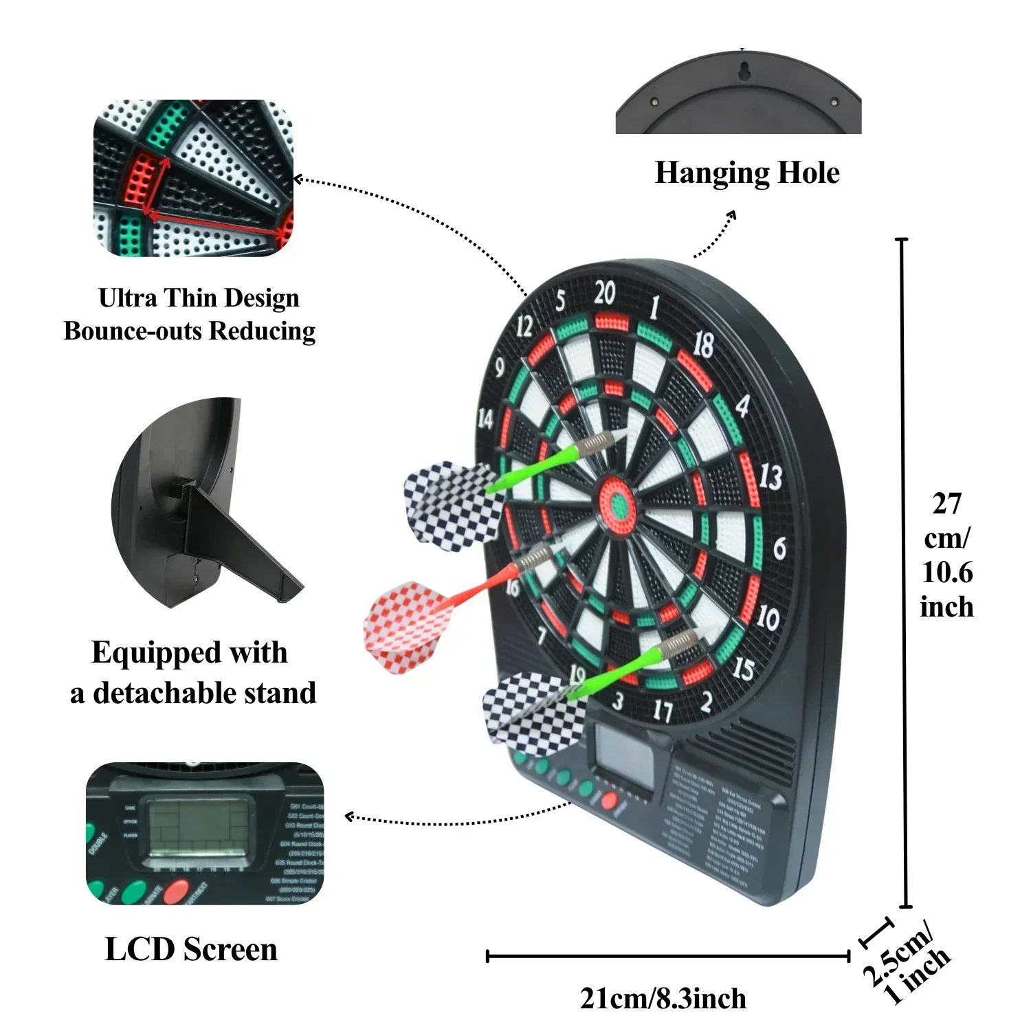 Portable Electronic Dartboard  - Board Game Electronic Table ulasan dan harga